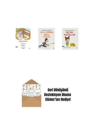 Üç Oyun + Aslan Tomson - Köpek Yavrusu + İnci'nin Maceraları + Okuma Sticker'ları