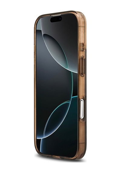 Apple Uyumlu iPhone 17 Kılıf Guess Lisanslı M-safeli Iml Baskılı Klasik Logolu 4g Desenli Kapak Kahverengi Kahverengi