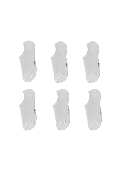 Ozzy Socks 6 Çift Yumuşak Dokulu Kadın Beyaz Bambu Görünmez Sneaker Spor Ayakkabı Çorabı Beyaz