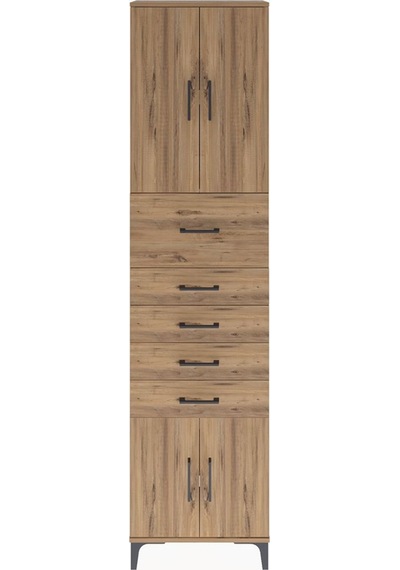 Arges Dolap 3 Raflı 5 Çekmeceli 4 Kapaklı 60x30x243 Çam-çam Çam Arges Dolap 3 Raflı 5 Çekmeceli 4 Kapaklı 60x30x243 Çam-çam Çam