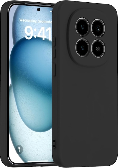 Xiaomi Redmi Note 15 Pro Plus 5g İle Uyumlu Kılıf Esnek Premium Yumuşak Silikon Telefon Kılıfı Kapak Siyah
