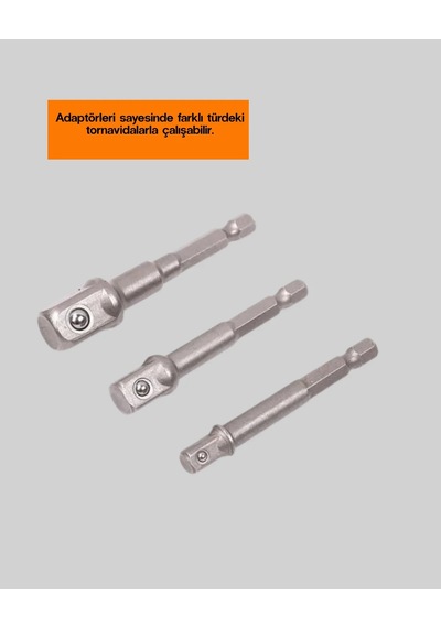 Metal Gövdeli 16lı Bits Seti Çok Amaçlı Tornavida Uçları 37632450