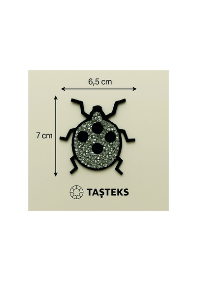 Taşlı Ütülenebilen Veya Sticker Olarak Kullanılabilen Uğur Böceği Modeli