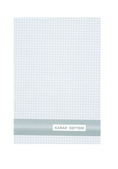 Yumuşak Kapak 25x35 Karar Defteri Numaralı 40yaprak