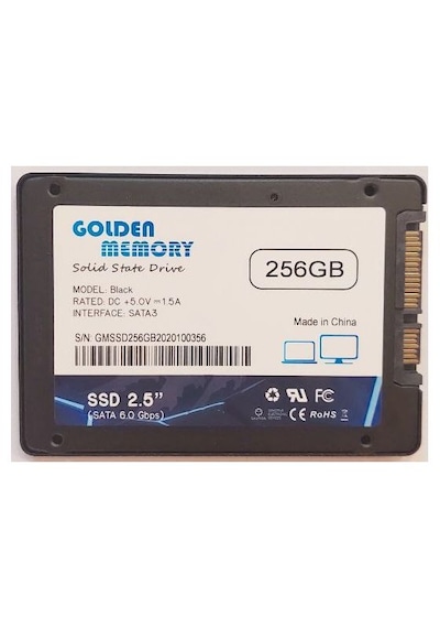 Golden Memory Gmssd256g 256gb 2.5" Sata3 6.0gbps Ssd Disk 1