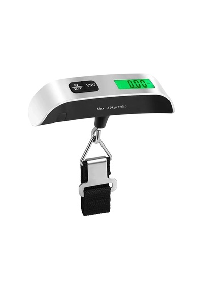 Seyahat Bavul Ağırlık Tartı Dijital Lcd Ekran Çok Amaçlı Taşınabilir Bagaj Tartısı Max 50 Kg 4801