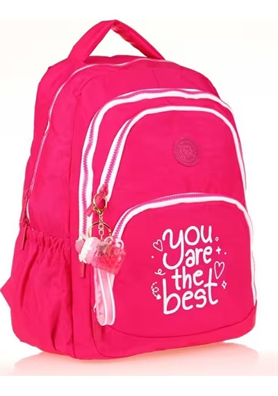 Kaukko Crazy Sırt Çantası Pink K1679 Çok Renkli
