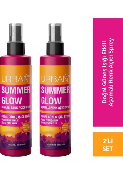 Summer Glow Aşamalı Renk Açıcı Sprey Set 2x150ml-vegan