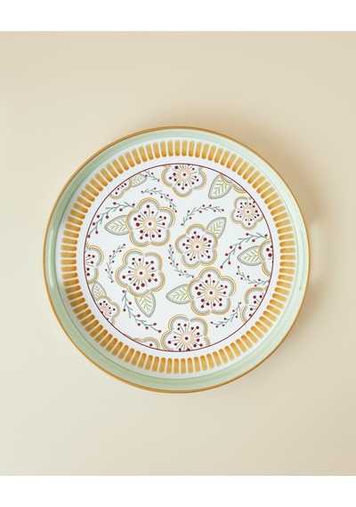 Nostalgic Serenity Tepsi 33 Cm Yeşil