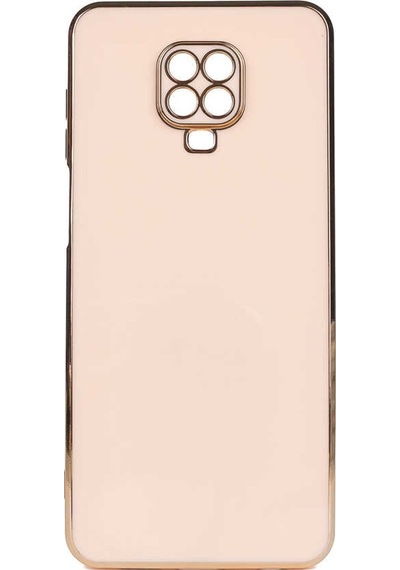 Teknomoda Xiaomi Redmi Note 9 Pro Kılıf Kenarları Gold Kamera Korumalı Renkli Pastel Silikon