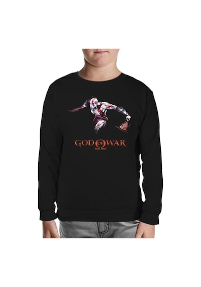 Lord Tshirt God Of War 1 Siyah Çocuk Sweatshirt Siyah