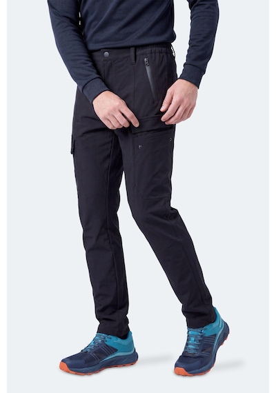 Slazenger Coreva Erkek İçi Polarlı Rüzgar Ve Su Geçirmez Softshell Siyah Pantolon