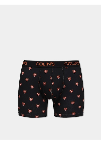 Colin's Colins Modern Fit Baskılı Erkek Siyah Boxer Cl1075772 Q1.v1 Blk Siyah