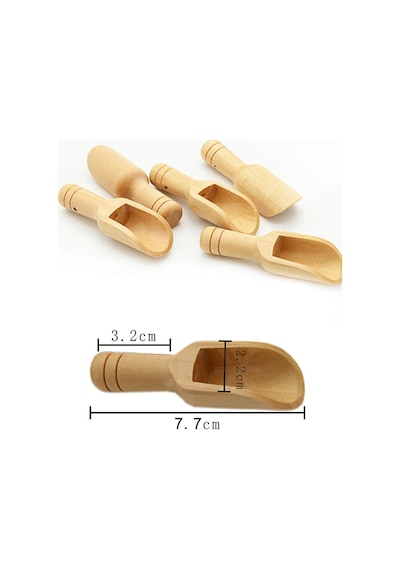 Love Yaprak Tay Infuser Seti Kapak Ahşap Kaşık Boş Drawstring File Torba Tea Drain Lid Diğer