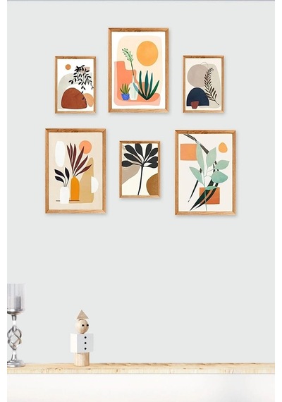6 Parça Ahşap Çerçeve Görünümlü Dekoratif Hediyelik Boho Botanik Wall Art Mdf Tablo Seti Turuncu - 529510764 Turuncu 6 Parça Ahşap Çerçeve Görünümlü Dekoratif Hediyelik Boho Botanik Wall Art Mdf Tablo Seti Turuncu - 529510764 Turuncu