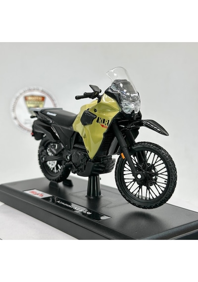 Kawasaki Klr 650 1:18 Diecast Model Motosiklet Detaylı Adventure Tasarım