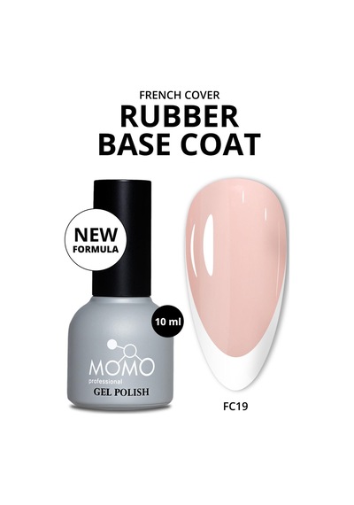Momo Professional French Cover Rubber Base Coat Fc19 10 Ml