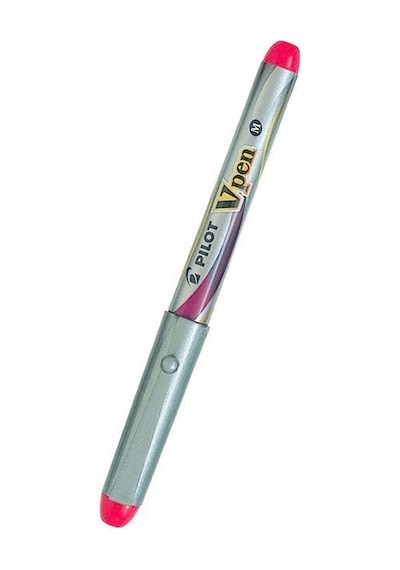 Pilot V-Pen Silver Kullan At Dolma Kalem Kırmızı Svp-4M-R N11.3009