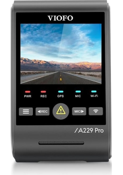 Viofo A229 Pro 4k Hdr Sony Starvis 2 Sensörlü Wi-fi Gps'li Araç Kamerası