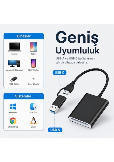 Alfais 6084 Cfexpress Type B Kart Okuyucu Usb 3.2 Gen2 10gbps Type C Çevirici Adaptör Dönüştürücü