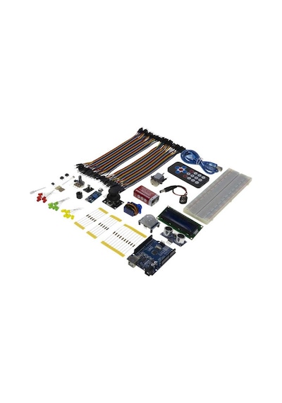 Arduino Uyumlu Süper Başlangıç Seti Uno Rev3 (Klon) (E-Kitap Hediyeli ve Videolu)