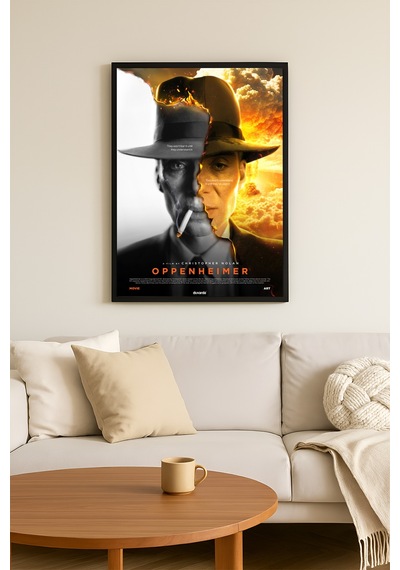 Oppenheimer Siyah Ahşap Çerçeveli Poster, Film Duvar Tablosu