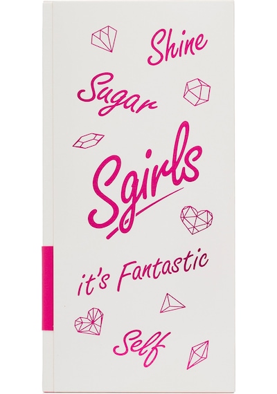 Sgirls- Sert Kapak Planlayıcı Defter 8,5x18,5 Cm , 100 Gr. 80 Yaprak Ivory. Beyaz