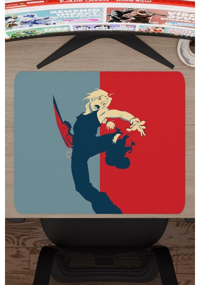 Fullmetal Alchemist Anime V4 - 48x40 Xl Gaming Kauçuk Kaymaz Taban Mouse Pad Fare Altlığı