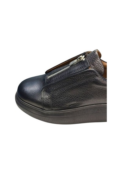 King Paolo King Shoes Yüksek Taban Küçük Numara Erkek Ayakkabısı Siyah