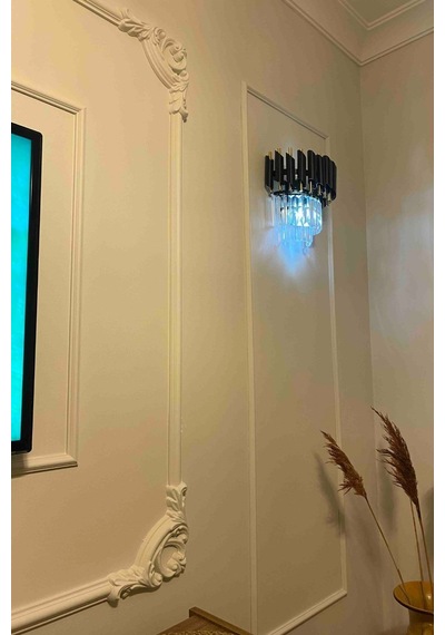 Decozza Boyanabilir Çıta Köşe Motifi 2,5 Cm Çıta Uyumlu4 Lü Paket