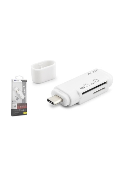 Type-c 3.2 Gen1 Kart Okuyucu Sd Microsd 5 Gbps Beyaz Tc301 Evimdeyokyok