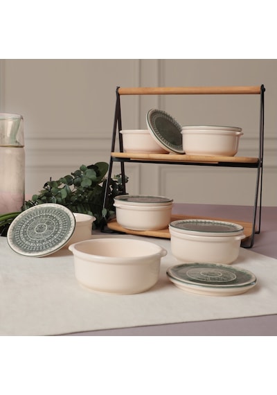 Keramika Maya Kahvaltılık 10 Cm 6 Adet 20788-90 Yeşil