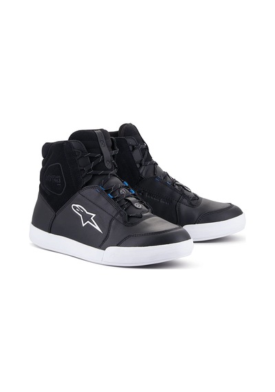 Alpinestars Chrome Drystar Korumalı Motosiklet Botu Siyah Beyaz Mavi
