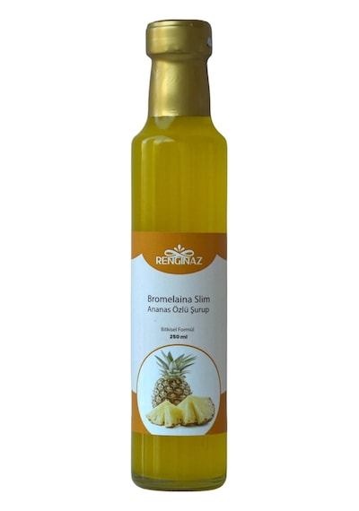 Bromelaina Slim Ananas Özlü Şurup 250 Ml