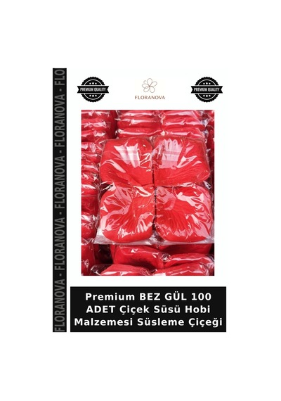 Premium Bez Gül 100 Adet Çiçek Süsü Hobi Malzemesi Süsleme Çiçeği Çok Renkli