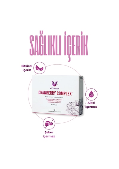 Vitisfera Cranberry Complex 30 Kapsül