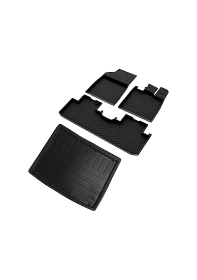Uyumlu 4d Kauçuk Paspas Ve 3d Bagaj Havuzu Açık Bej
