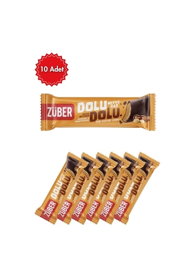Züber Dolu Dolu Yer Fıstığı Ezmeli Meyve Bar 30 G X 10 Adet Diğer