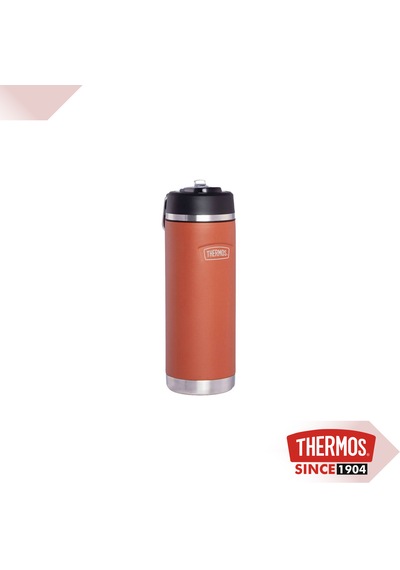 Thermos Icon Serisi Paslanmaz Çelik Pipetli Termos 0.71 L Turuncu