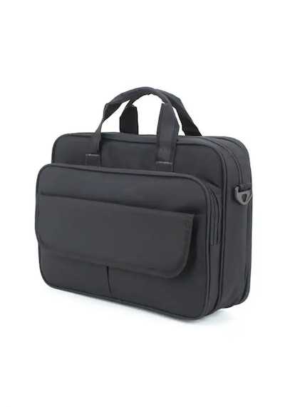 Unisex Evrak El Omuz Çantası 15.6 İnç Laptop Bölmeli
