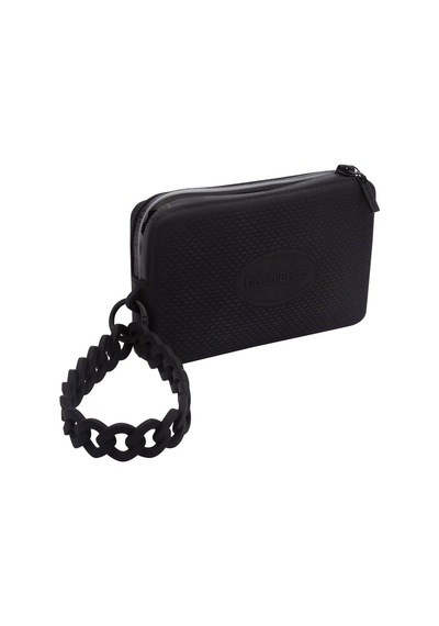 Mini Bag Chain Siyah Plaj Çantası Siyah