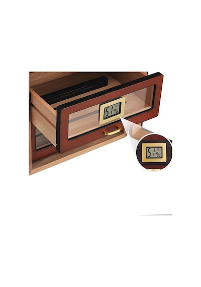 Falconetti Çekmeceli 3 Katlı Sedir Humidor Puro Kutusu Rc78akhv