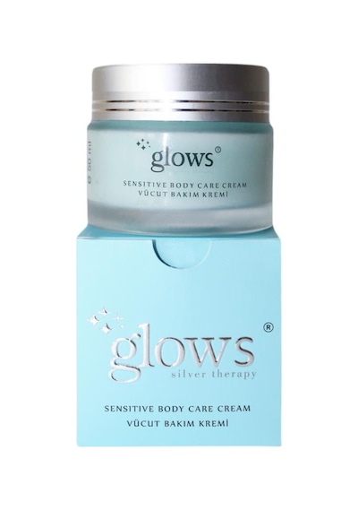 Glows Gümüş İçerikli Sensitive Nemlendirici Vücut Bakım Kremi 50 ML