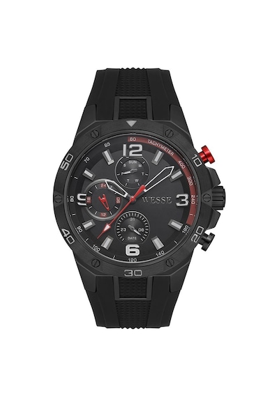 Wesse Wwg402301 Quartz Çelik Siyah 45 Mm Erkek Kol Saati