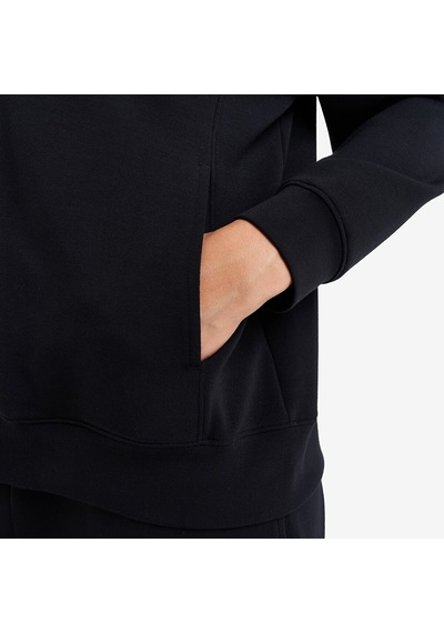 Lescon Siyah Kadın Fermuarlı Kapüşonlu Sweatshirt 26s-2221-26n