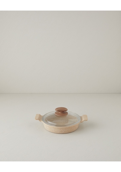 Mocha Mini Granit Tencere 22 Cm Kahverengi