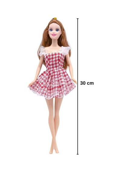 Anlily İlk Mutfak Setim Ve 30 Cm Aksesuarlı Oyuncak Bebek - Kız Çocuk Evcilik Oyuncakları