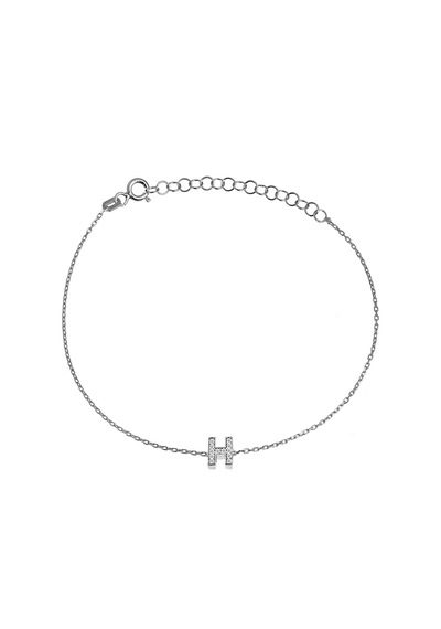 Argentum Concept - Gümüş H Harfi Bileklik - B067101