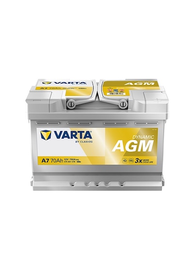 Varta A7 12v 70ah 760a Dynamıc Start Stop Agm Akü Üretim Tarihi:2025