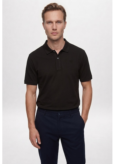 D'S Damat Ds Damat Regular Fit Acı Kahve %100 Pamuklu Uzun Ömürlü Kıvrılmaz Polo Yaka Nakışlı T-shirt 4hc14ort51000 10251095